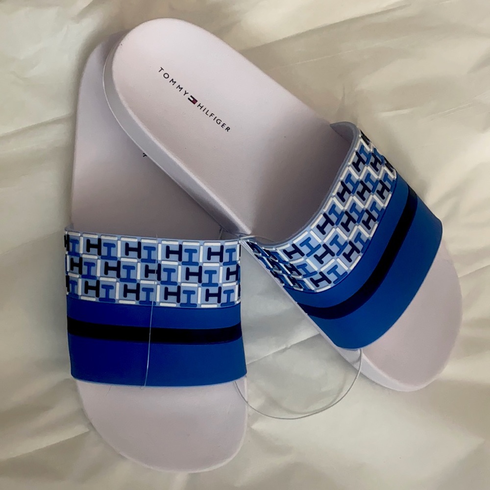 Tommy Hilfiger Women’s Slides • Blue/White